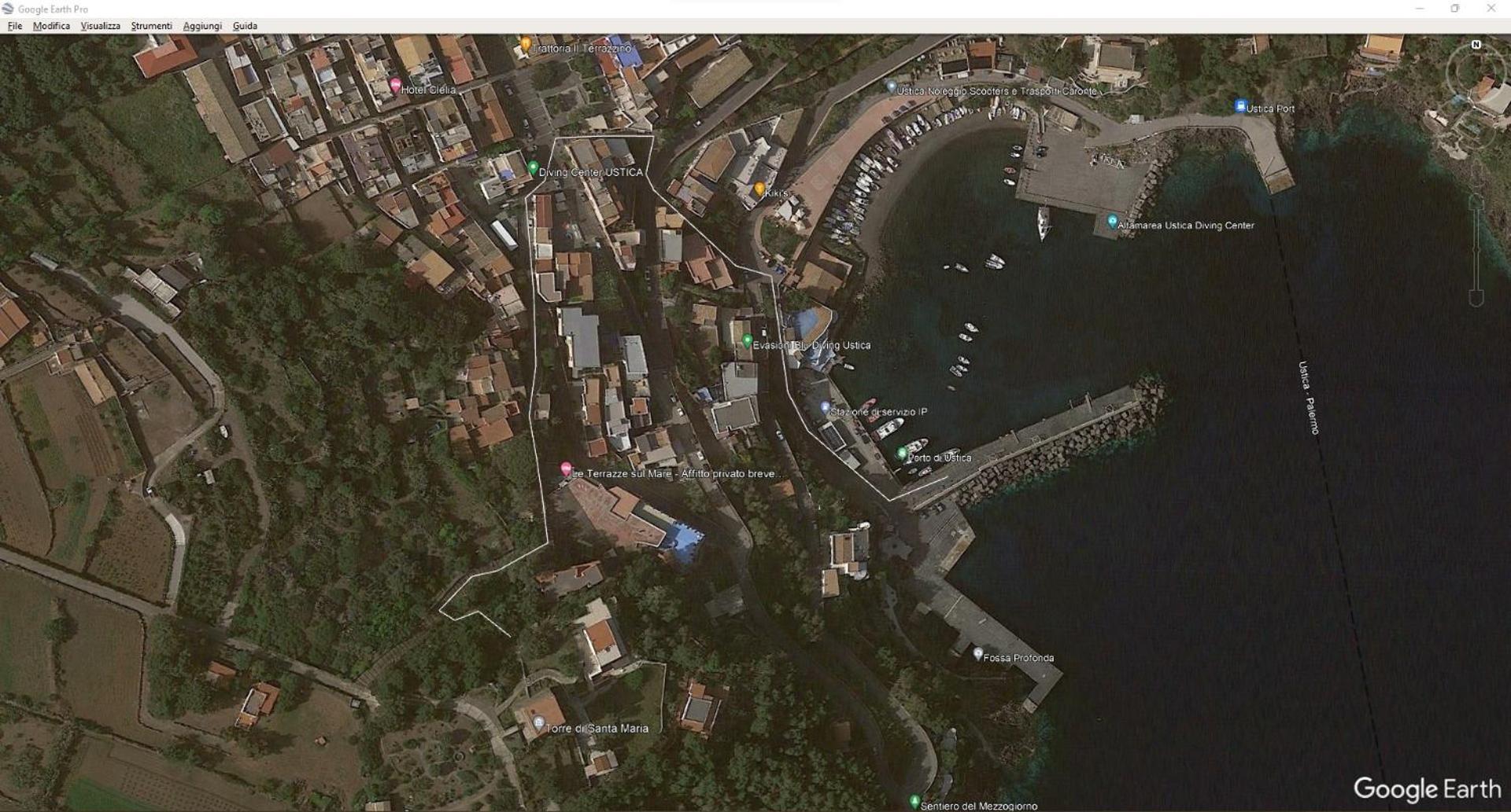 Готель Sotto La Torre E Sopra Il Porticciolo Isola di Ustica Екстер'єр фото